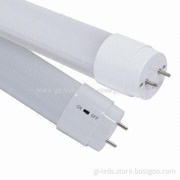 Built-in Lithium Battery T10 LED Emergency Tube Lights, 100-240V AC Input Voltage